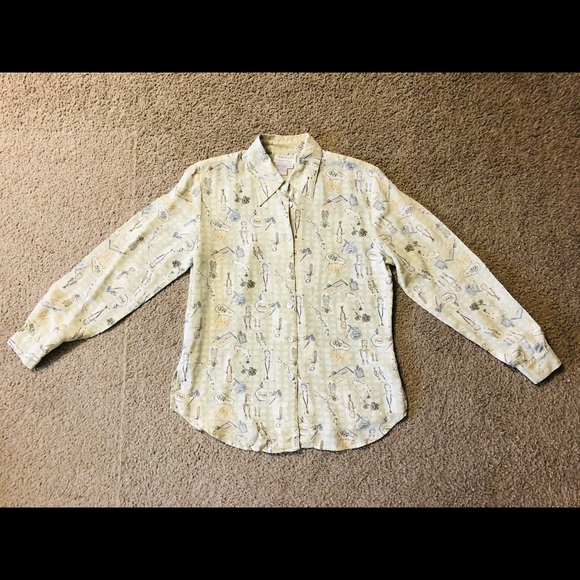 Tess Elizabeth O’bert 100% Silk Blouse size S Romantic Lovely - Picture 9 of 12